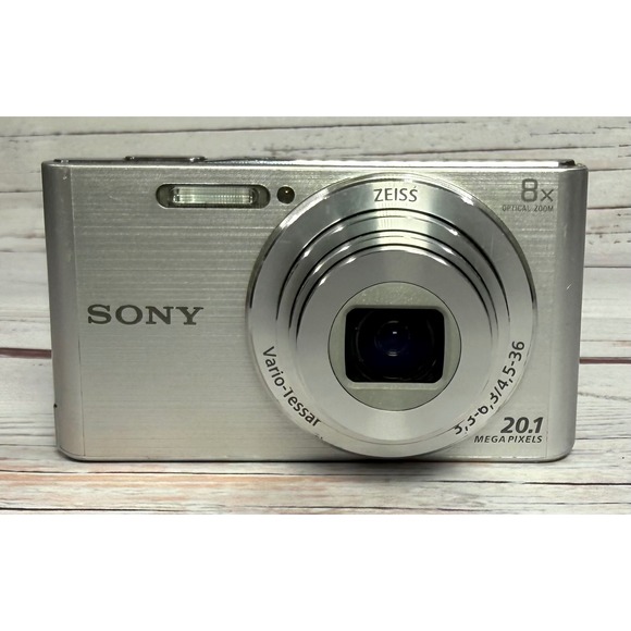 Sony Other - Sony Cyber-shot DSC-W830 Silver Digital Camera 20.1MP 8x Optical Zoom ZEISS Lens